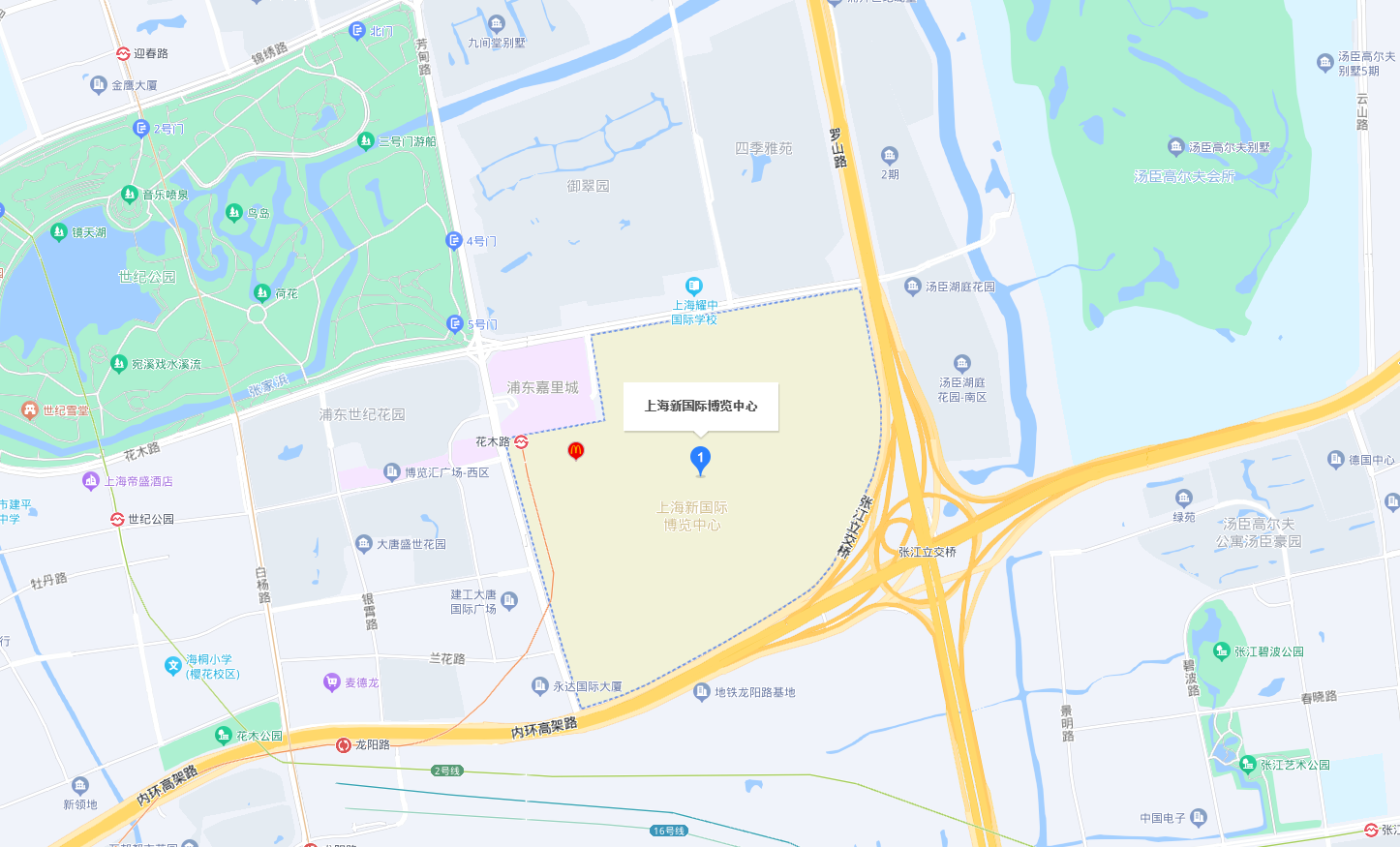 第十六屆世界制藥機(jī)械、包裝設(shè)備與材料中國(guó)展位置